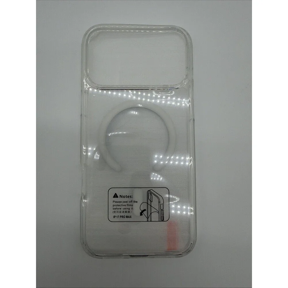 iPhone 17 Pro Max Clear Case with MagSafe And Screen Protector